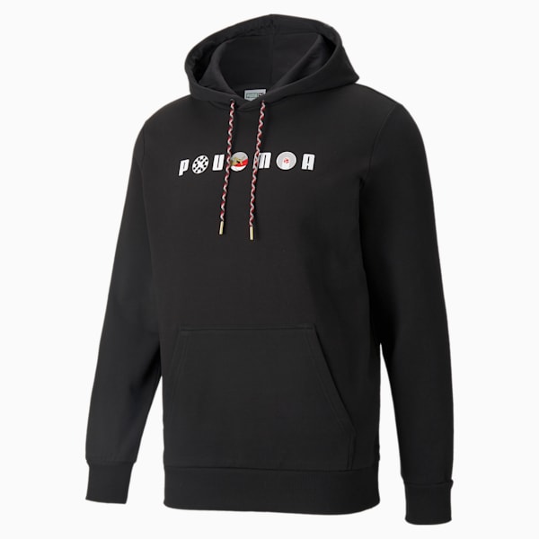 AS Graphic French Terry Men's Hoodie, Puma Black