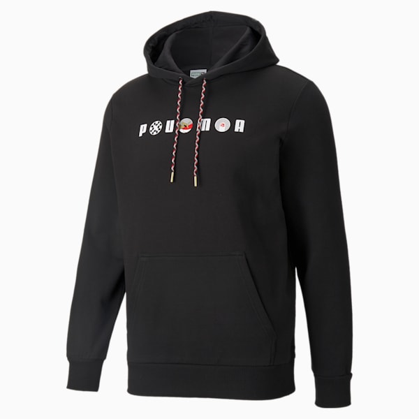 AS Graphic French Terry Men's Hoodie, Puma Black, extralarge