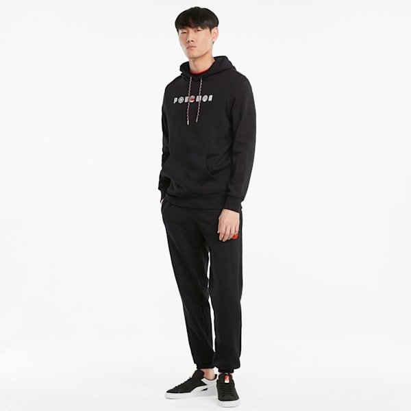 AS Graphic French Terry Men's Hoodie, Puma Black, extralarge