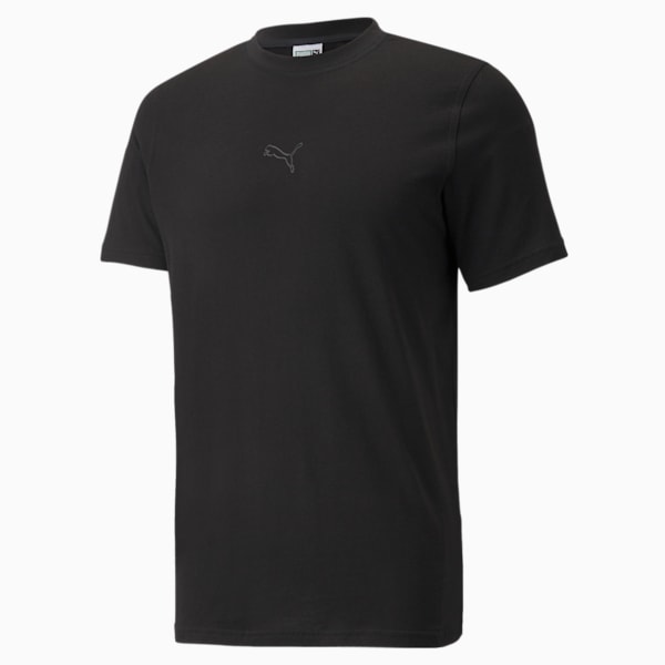 JTS Regular Fit Men's T-Shirt, Puma Black, extralarge-IND