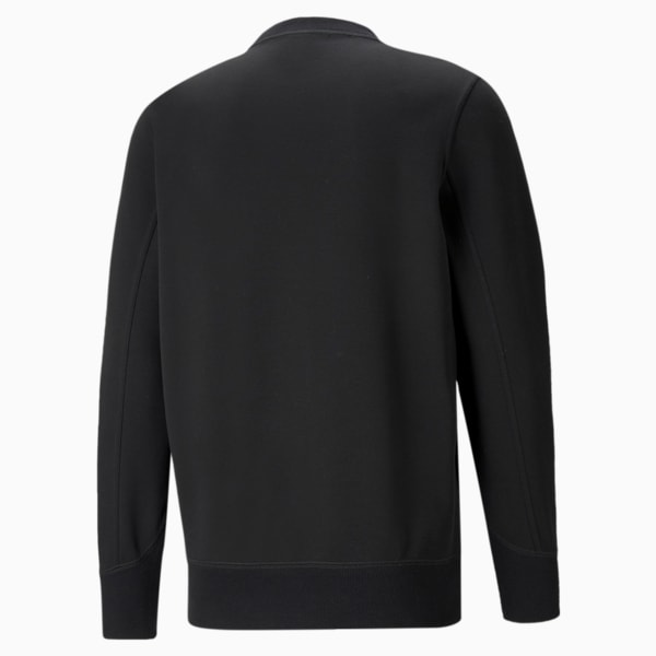 JTS Crew Regular Fit Men's Sweat Shirt, Puma Black, extralarge-IND
