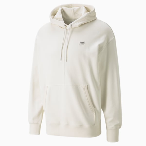 Downtown Men's Relaxed Fit Hoodie, Ivory Glow, extralarge-IND