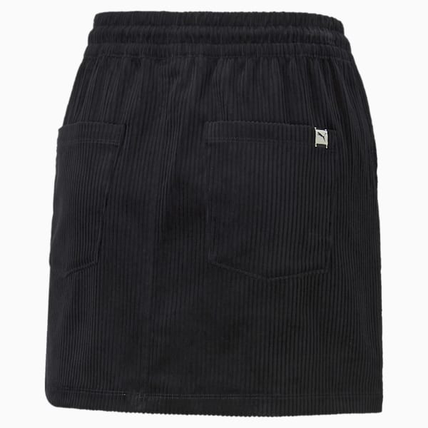 Falda de Pana Mujer Downtown Corduroy, Puma Black, extralarge