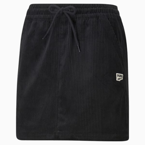 Falda de Pana Mujer Downtown Corduroy, Puma Black, extralarge