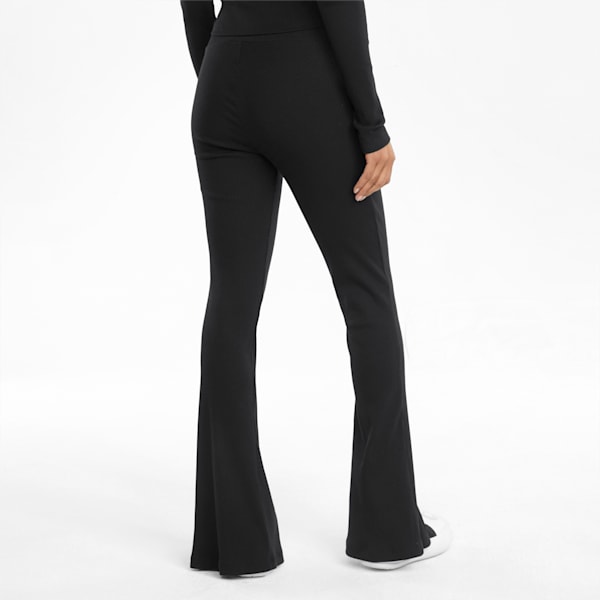puma classics ribbed slit pants