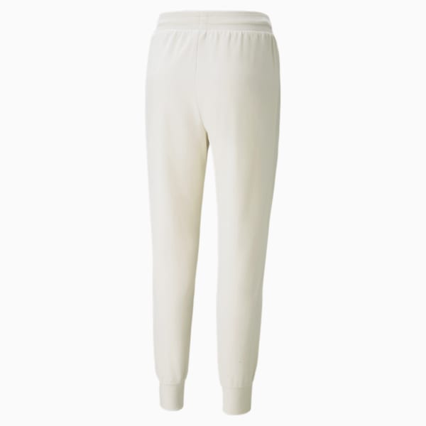 Iconic T7 Velour Women's Pants, Ivory Glow, extralarge