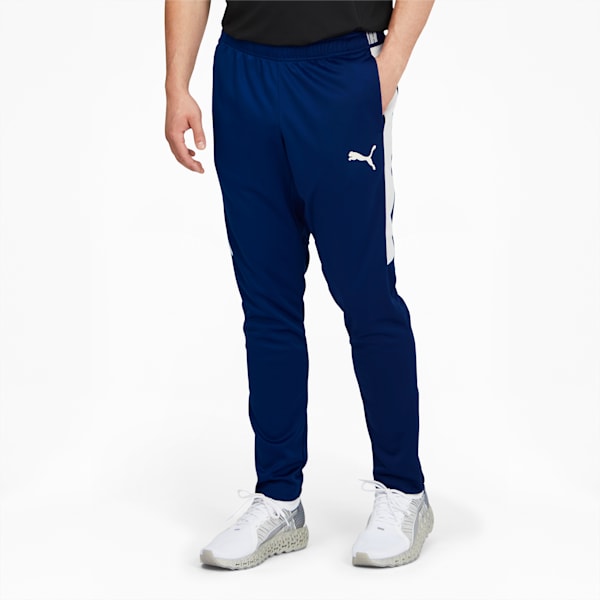 Speed Men's Pants, Elektro Blue-Puma White, extralarge