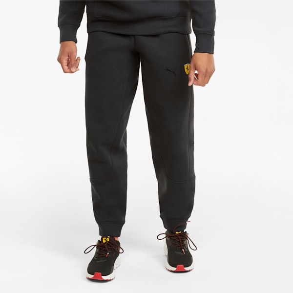 Ferrari Race Collab Men's Sweat Relaxed Fit Pants, Puma Black, extralarge-IND
