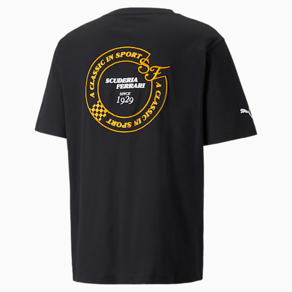 Ferrari Race Statement Relaxed Fit Men's T-Shirt, Puma Black, extralarge-IND