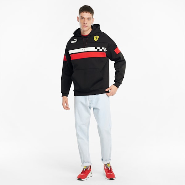 Puma Scuderia Ferrari Race Men's Sweatshirt, Black/Aop, XXL