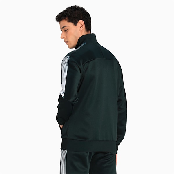 Ferrari Race T7 Men's Track Jacket, Midnight Green, extralarge-IND