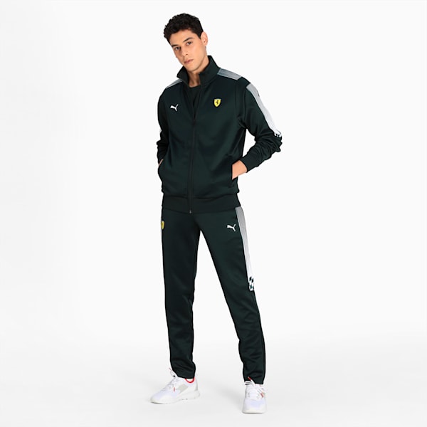 Ferrari Race T7 Men's Track Jacket, Midnight Green, extralarge-IND