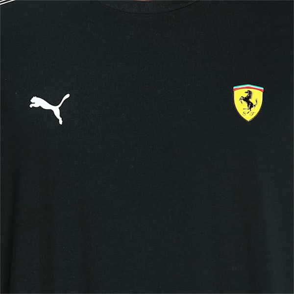 Ferrari Race T7 Regular Fit Men's T-Shirt, Midnight Green, extralarge-IND