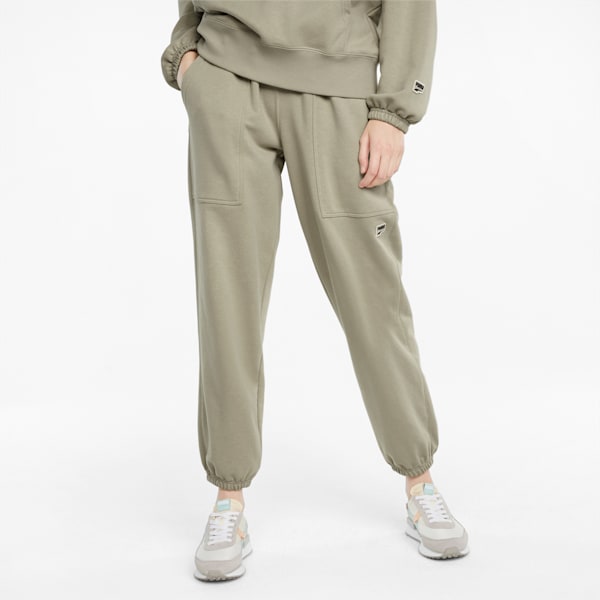 Downtown Women's Sweatpants, Spray Green, extralarge