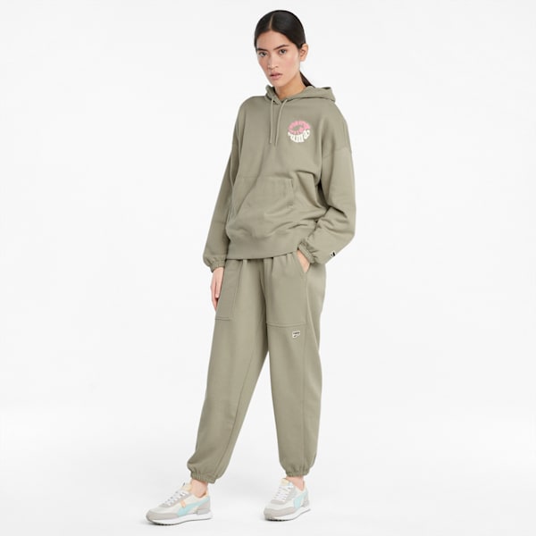 Downtown Women's Sweatpants, Spray Green, extralarge