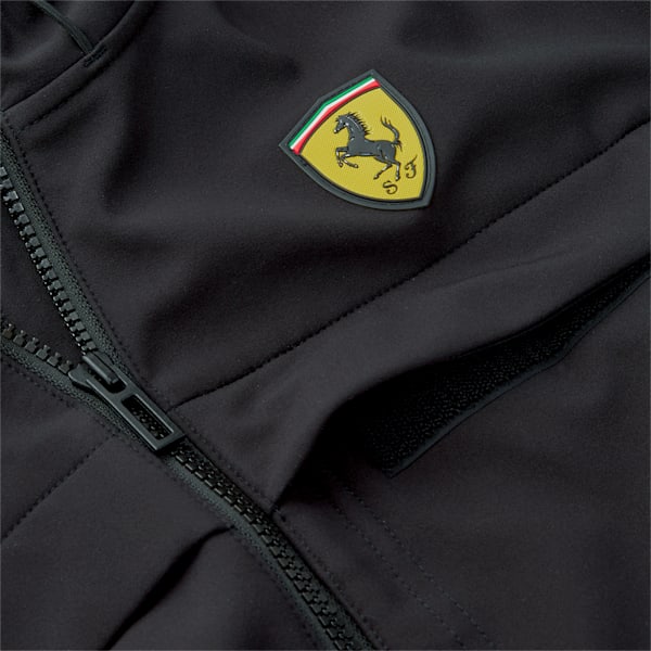 Ferrari Race SoftShell Men's Regular Fit Jacket, Puma Black, extralarge-IND