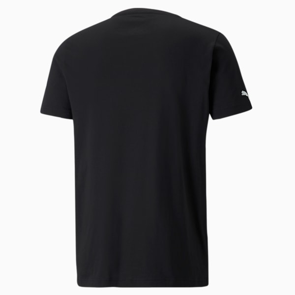 Scuderia Ferrari Race Bold Colour Shield Men's Tee, Puma Black, extralarge