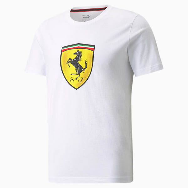 Ferrari Race Shield Men's T-Shirt, Puma White, extralarge-IND