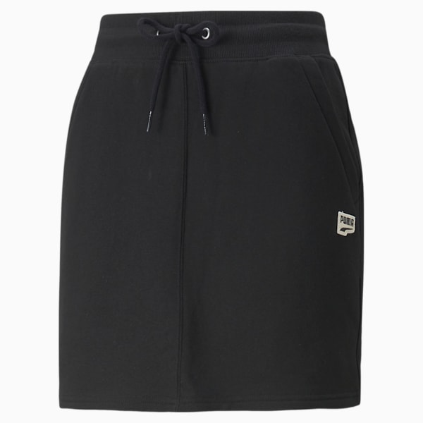 Downtown Women's Regular Fit Skirt, Puma Black, extralarge-IND