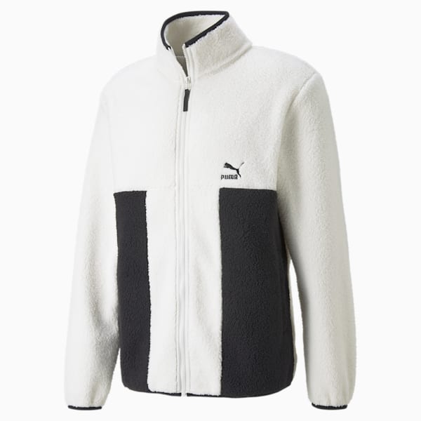 Chaqueta de estilo sherpa para hombre CLSX, Ivory Glow, extralarge
