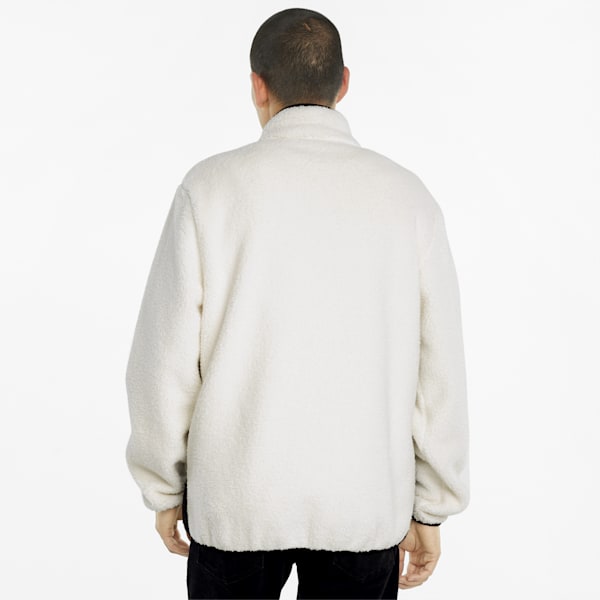 Chaqueta de estilo sherpa para hombre CLSX, Ivory Glow, extralarge