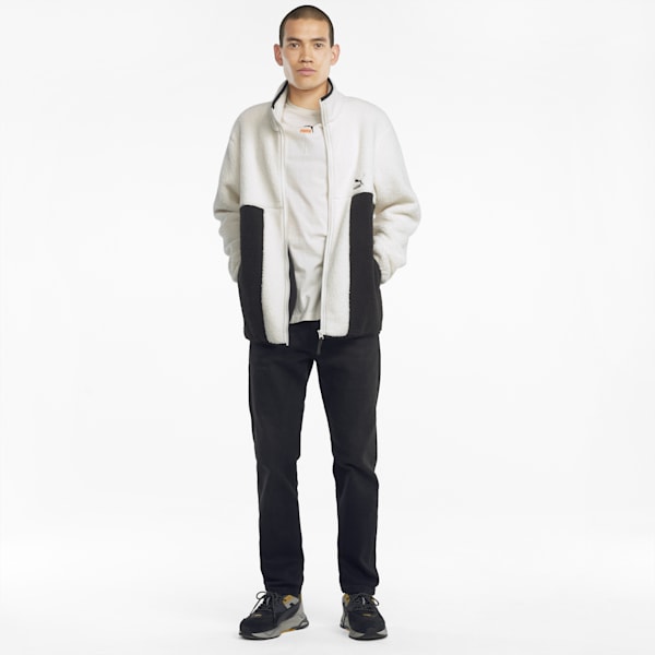 Chaqueta de estilo sherpa para hombre CLSX, Ivory Glow, extralarge