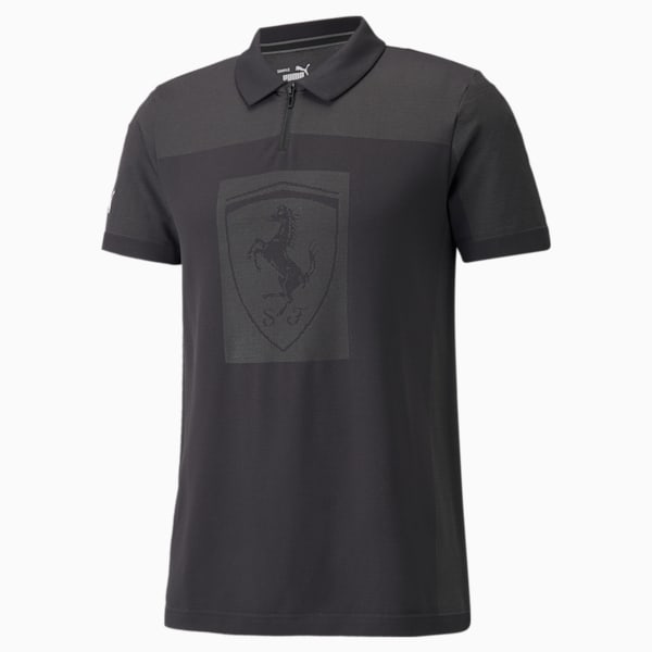 Ferrari Race evoKNIT Men's Polo, Puma Black, extralarge-IND