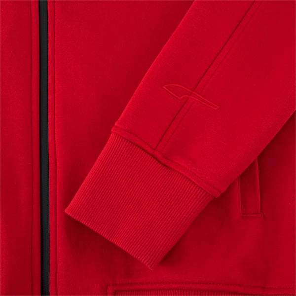 Ferrari Style Men's Sweat Jacket, Rosso Corsa, extralarge-IND