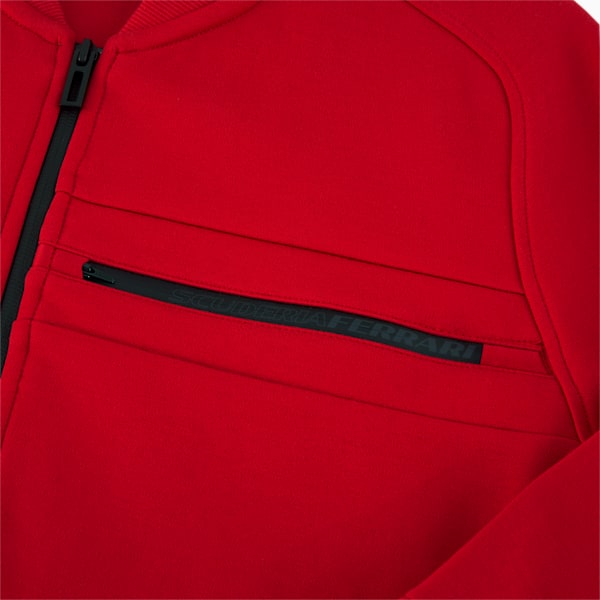 Ferrari Style Men's Sweat Jacket, Rosso Corsa, extralarge-IND