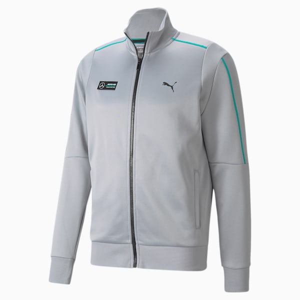Mercedes AMG Petronas F1 T7 Men's Track Jacket, Mercedes Team Silver, extralarge-IND