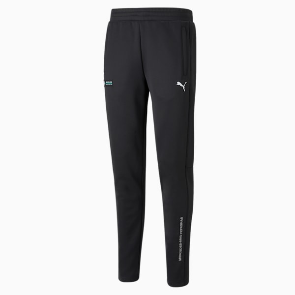 Mercedes AMG Petronas F1 T7 Men's Slim Fit Track Pants, Puma Black, extralarge-IND