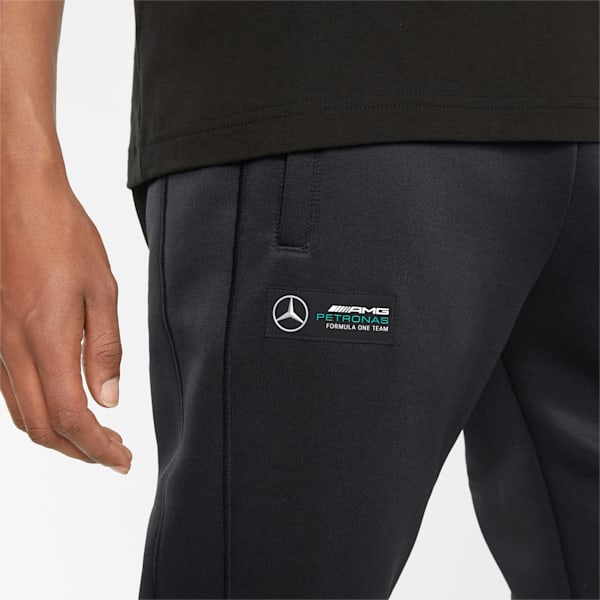 Mercedes AMG Petronas F1 T7 Men's Slim Fit Track Pants, Puma Black, extralarge-IND