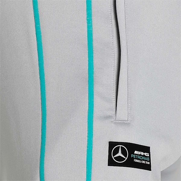 Mercedes AMG Petronas F1 T7 Men's Slim Fit Track Pants, Mercedes Team Silver, extralarge-IND