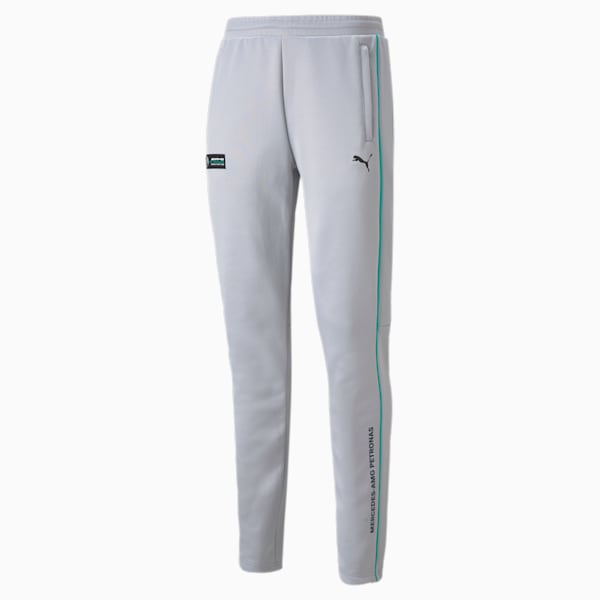 Mercedes AMG Petronas F1 T7 Men's Slim Fit Track Pants, Mercedes Team Silver, extralarge-IND