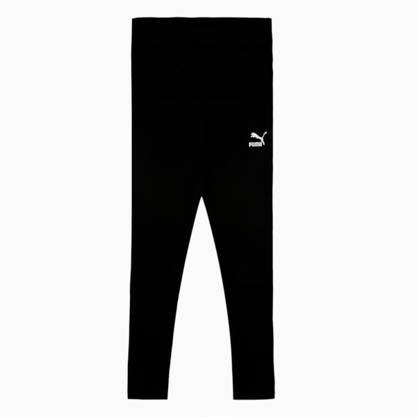 GRL Girl's Slim Tights, Puma Black, extralarge-IND