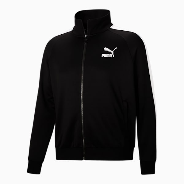 Iconic T7 Men's Track Jacket Big And Tall, Puma Black-puma white, extralarge