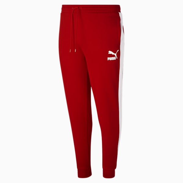Iconic T7 Men's Track Pants Big And Tall, High Risk Red, extralarge