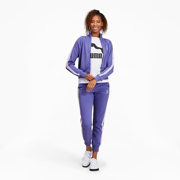 Iconic T7 Women's Track Pants, Hazy Blue, extralarge