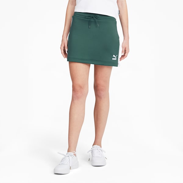 Iconic T7 Women's A-line Skirt, Blue Spruce, extralarge