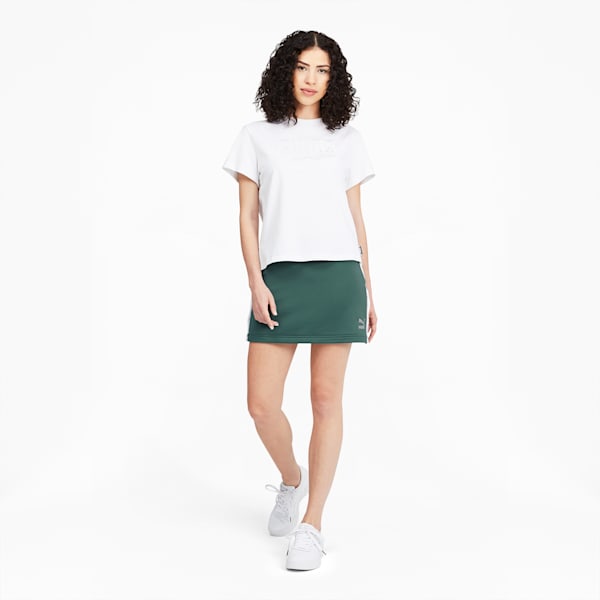 Iconic T7 Women's A-line Skirt, Blue Spruce, extralarge