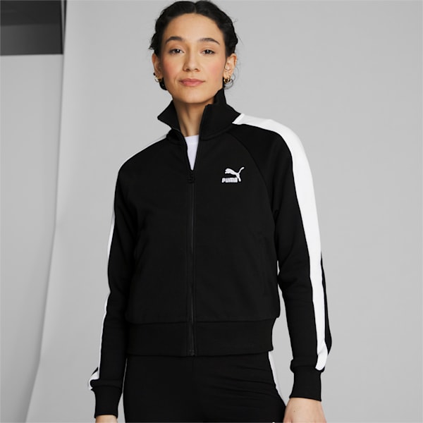 Iconic T7 Women's Track Jacket, Puma Black, extralarge