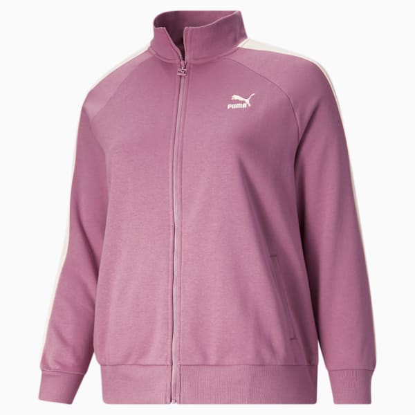 Iconic T7 Women's Track Jacket PL, Pale Grape, extralarge