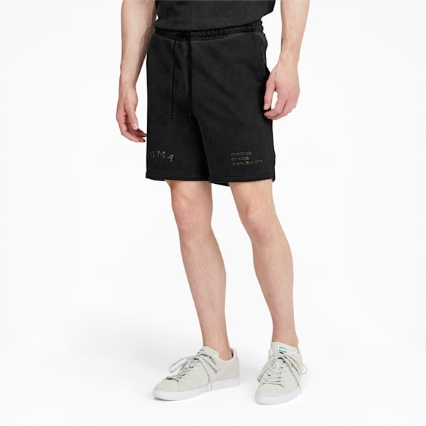 PUMA x KidSuper Treatment Men's Shorts, Puma Black, extralarge