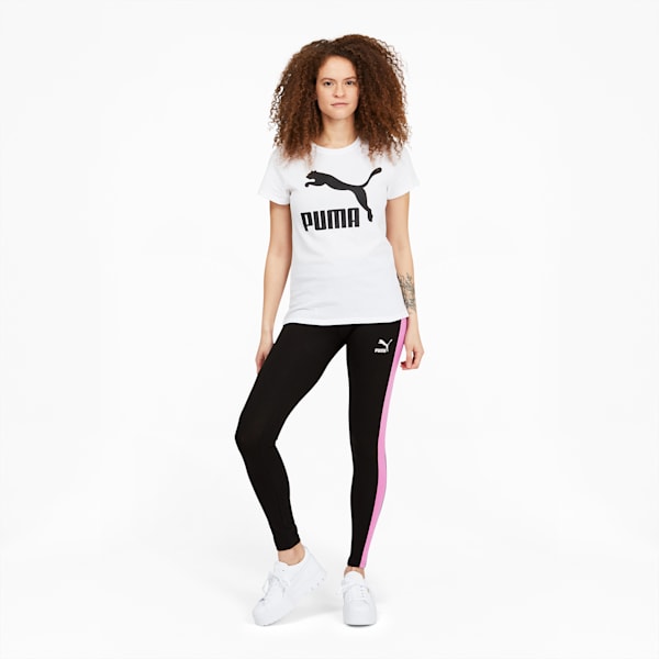 Iconic T7 Women's Leggings, Puma Black-Opera Mauve, extralarge