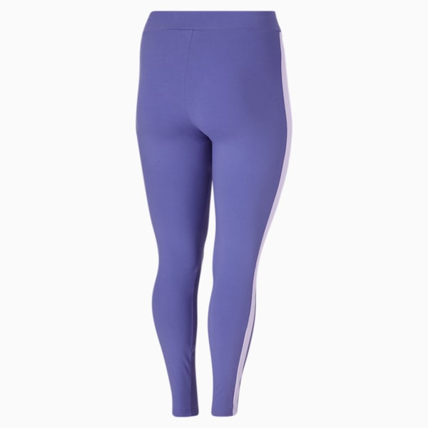 Purple glow adidas leggings top