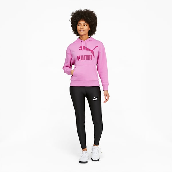 Sudadera con capucha y logo Classics para mujer, Opera Mauve, extralarge
