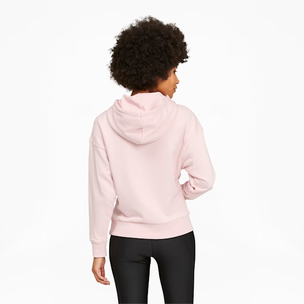 Sudadera con capucha y logo Classics para mujer, Chalk Pink
