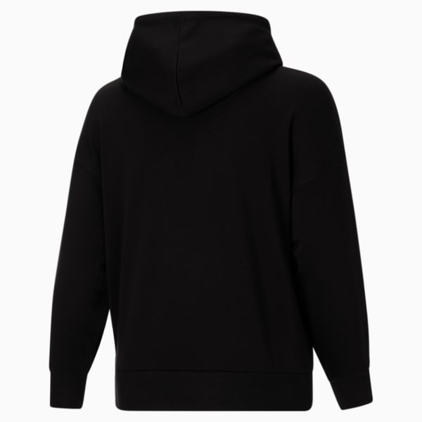 Sudadera con capucha y logo Classics para mujer, Puma Black, extralarge