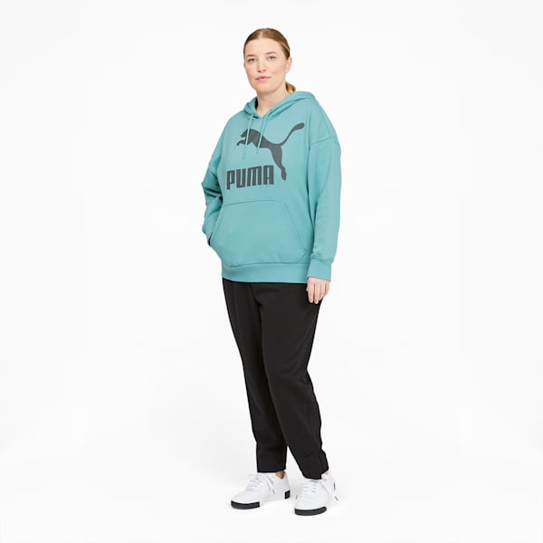 Classics Women's Logo Hoodie PL, Porcelain, extralarge