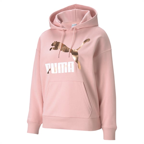 Classics Women's Logo Hoodie, Peachskin-metallic, extralarge